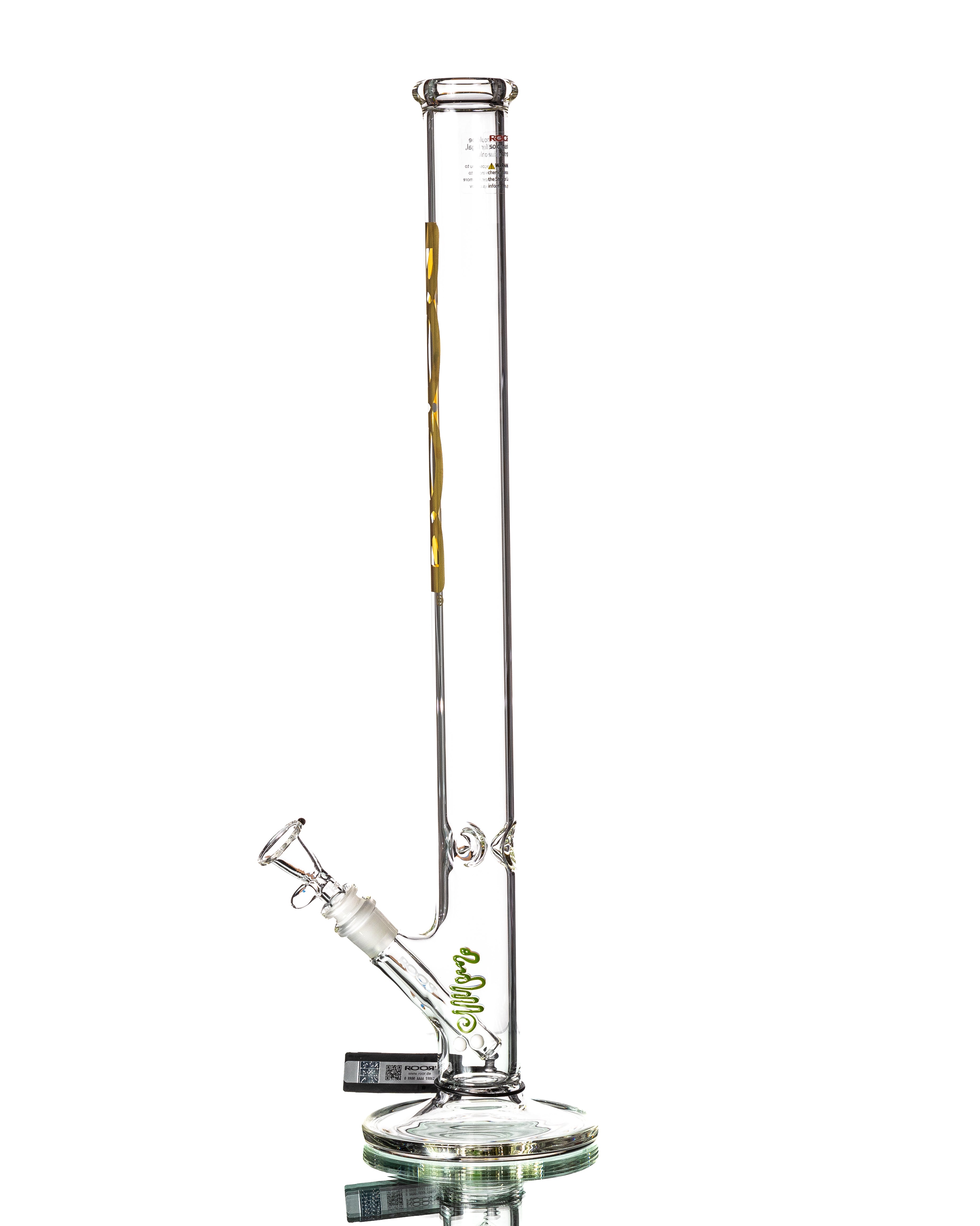 ROOR - 22" Straight Tube - Clear & Gold